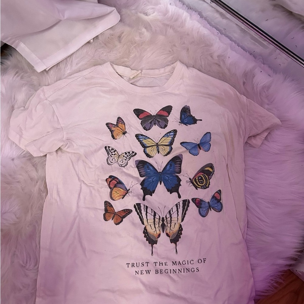 Butterfly Graphic T-Shirt